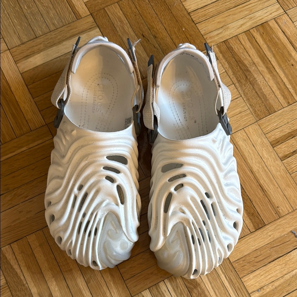 Men's Funky White Crocs Shoes